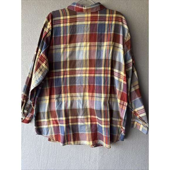 Vintage Koret City Blues Flannel Long Sleeve Button Up Women’s 20W - Picture 7 of 7